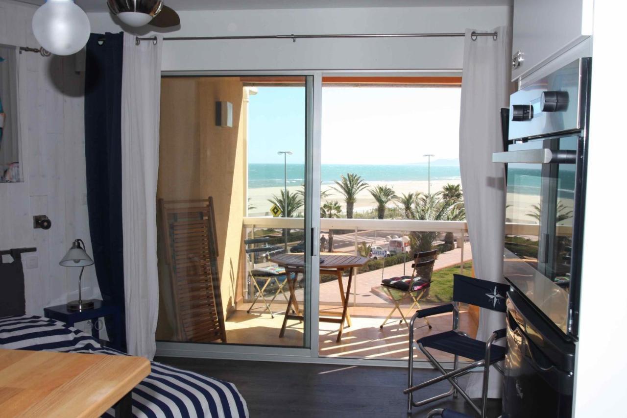 Studio Vue Mer Et Cap Canet Exterior foto